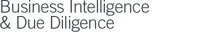 Business Intelligence and Due Diligence